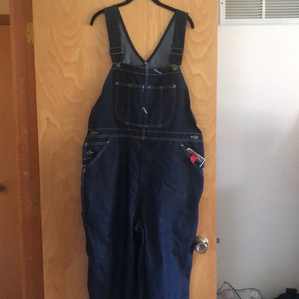Vintage Roebucks bib overalls NWT